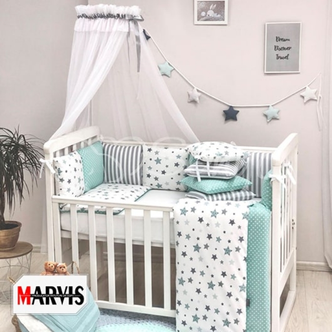 Lenjerie Baby Stars Mint